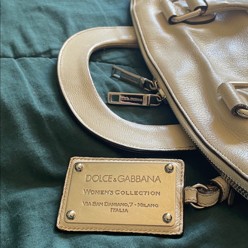 Dolce & Gabbana Miss Catch cream leather bag - Picture 4 of 16